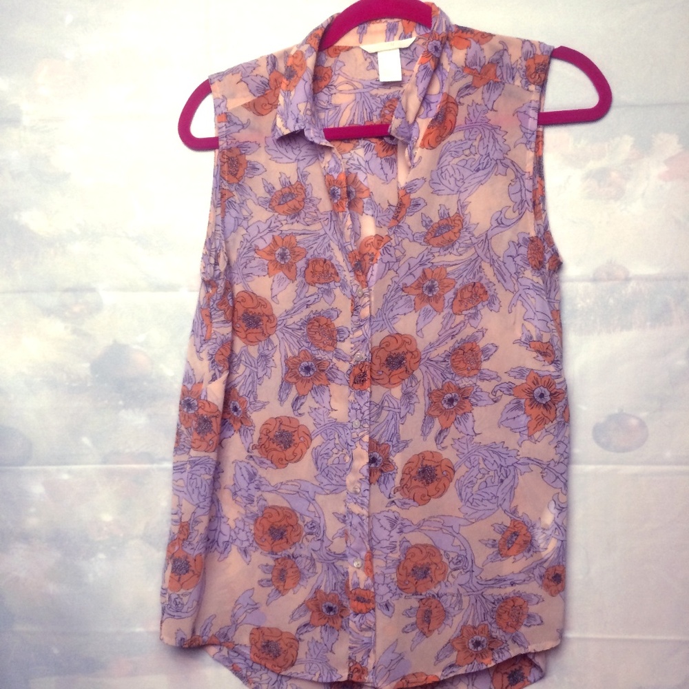 H&M Floral Tank Top